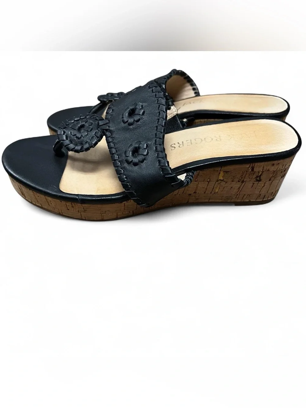 Jack Rogers Wedge Sandals Size 7M Preloved